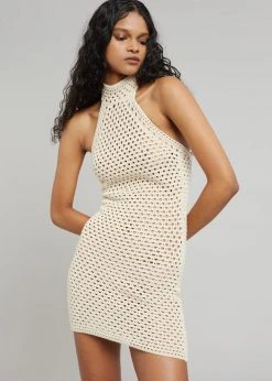 The Garment Egypt Halter Neck Dress - Toast CLOTHING