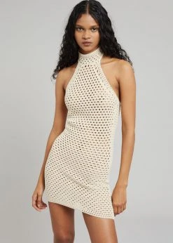 The Garment Egypt Halter Neck Dress - Toast CLOTHING