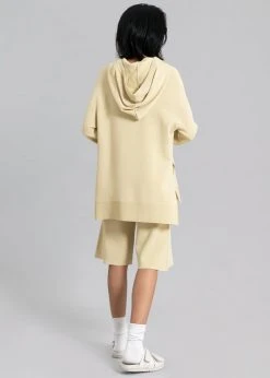 Blossom CLOTHING Thea Knit Bermuda Shorts - Straw