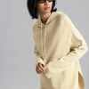 Blossom Thea Knit Hoodie - Straw CLOTHING