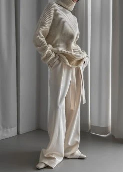 Paper Moon CLOTHING Thelma Ribbed Sweater - Cream