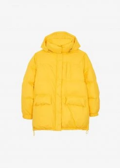 The Frankie Shop Tignes Recycled Long Puffer - Marigold 35 The Frankie Shop Tignes Recycled Long Puffer - Marigold