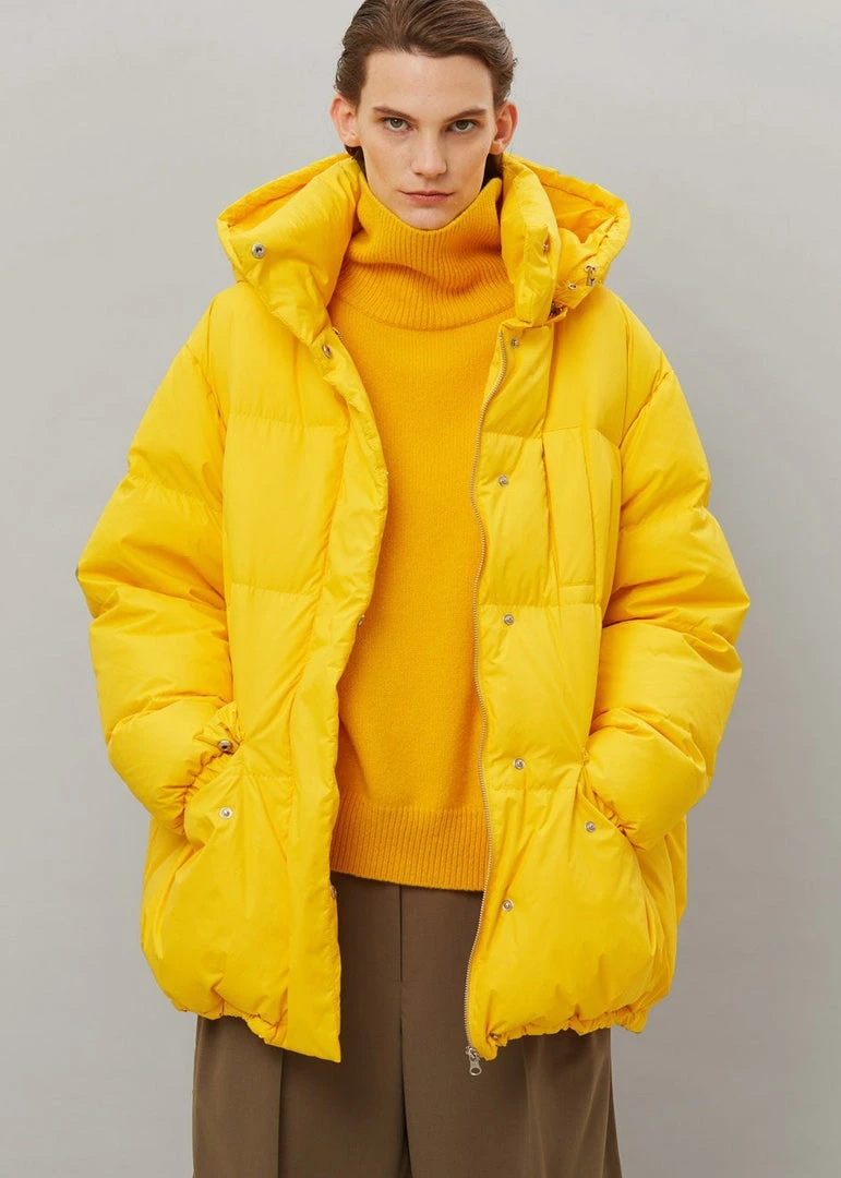 The Frankie Shop Tignes Recycled Long Puffer - Marigold 2 The Frankie Shop Tignes Recycled Long Puffer - Marigold