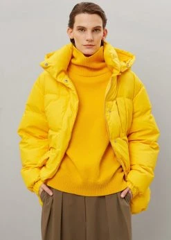The Frankie Shop Tignes Recycled Long Puffer - Marigold 31 The Frankie Shop Tignes Recycled Long Puffer - Marigold