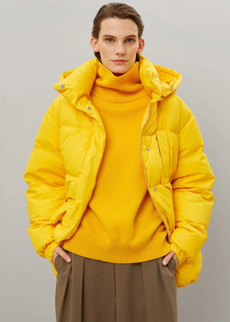 The Frankie Shop Tignes Recycled Long Puffer - Marigold 14 The Frankie Shop Tignes Recycled Long Puffer - Marigold