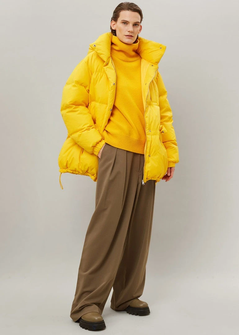 The Frankie Shop Tignes Recycled Long Puffer - Marigold 5 The Frankie Shop Tignes Recycled Long Puffer - Marigold