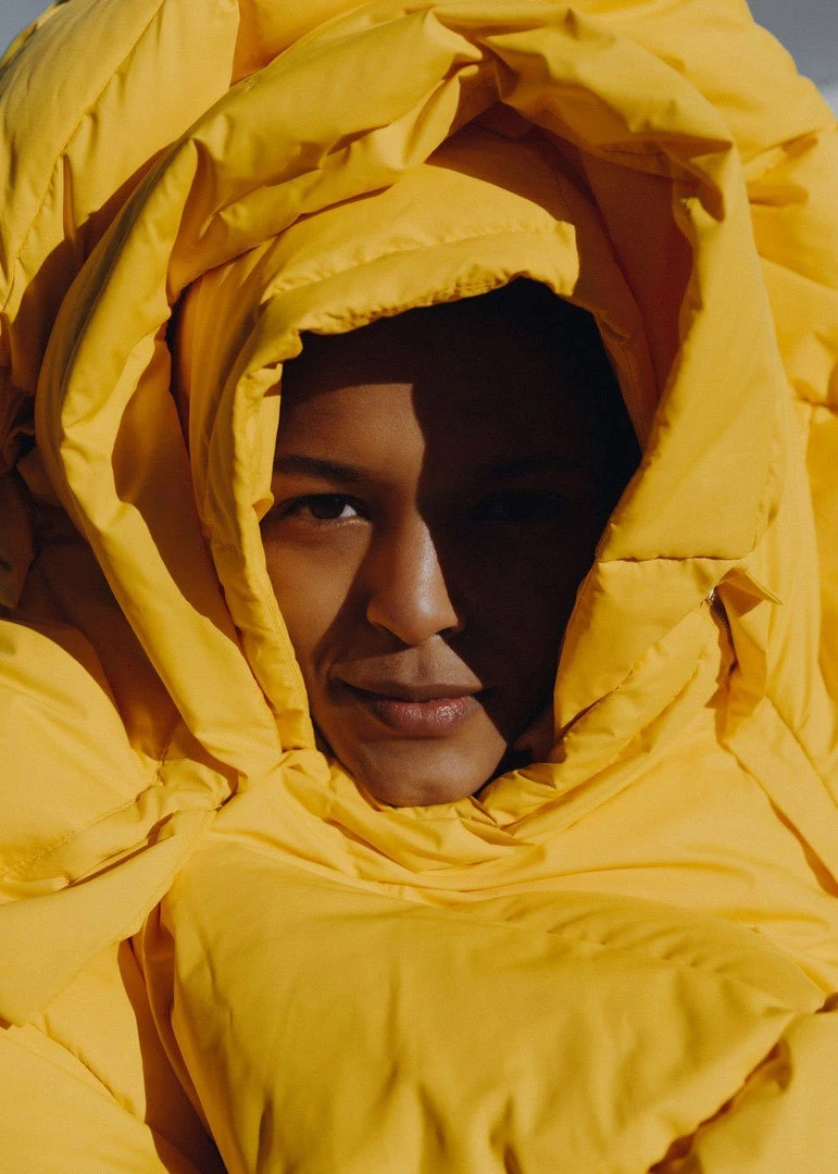 The Frankie Shop Tignes Recycled Long Puffer - Marigold 10 The Frankie Shop Tignes Recycled Long Puffer - Marigold