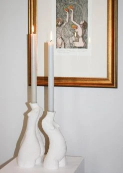 LIFESTYLE Anissa Kermiche Tit For Tat Short Candlestick - White