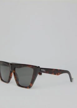 ACCESSORIES TOL Eyewear Trapezium Grande Sunglasses - Havana