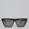 ACCESSORIES TOL Eyewear Trapezium Grande Sunglasses - Havana
