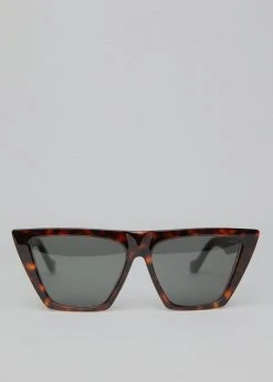 ACCESSORIES TOL Eyewear Trapezium Grande Sunglasses - Havana
