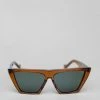 ACCESSORIES TOL Eyewear Trapezium Grande Sunglasses - Liquid Brown