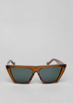 ACCESSORIES TOL Eyewear Trapezium Grande Sunglasses - Liquid Brown