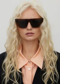 ACCESSORIES TOL Eyewear Trapezium Grande Sunglasses - Liquid Brown