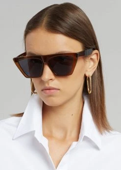 ACCESSORIES TOL Eyewear Trapezium Grande Sunglasses - Liquid Brown