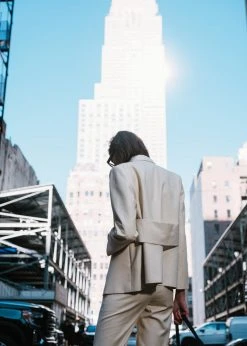 The Frankie Shop Tolko Blazer - Pale Yellow CLOTHING