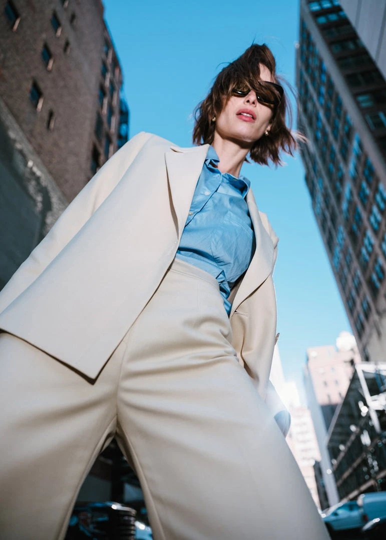 The Frankie Shop Tolko Blazer - Pale Yellow CLOTHING 9 The Frankie Shop Tolko Blazer - Pale Yellow CLOTHING