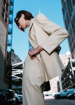 The Frankie Shop Tolko Blazer - Pale Yellow CLOTHING 28 The Frankie Shop Tolko Blazer - Pale Yellow CLOTHING