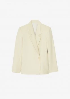 The Frankie Shop Tolko Blazer - Pale Yellow CLOTHING 29 The Frankie Shop Tolko Blazer - Pale Yellow CLOTHING