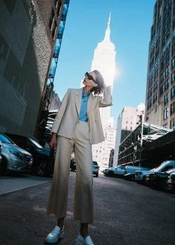 The Frankie Shop Tolko Blazer - Pale Yellow CLOTHING 19 The Frankie Shop Tolko Blazer - Pale Yellow CLOTHING