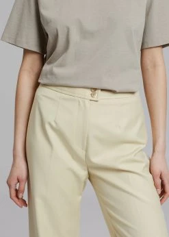 The Frankie Shop Tolko Pants - Pale Yellow