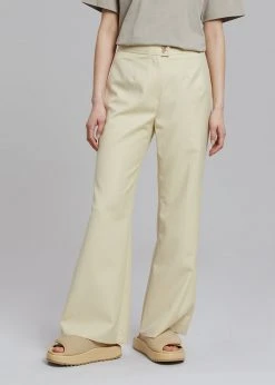 The Frankie Shop Tolko Pants - Pale Yellow