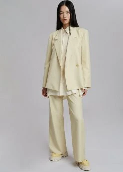 The Frankie Shop Tolko Pants - Pale Yellow