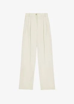 The Frankie Shop CLOTHING Tomo Pleated Pants - Beige 25 The Frankie Shop CLOTHING Tomo Pleated Pants - Beige