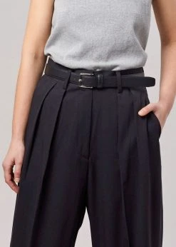 Paper Moon ACCESSORIES Toni Leather Belt - Black