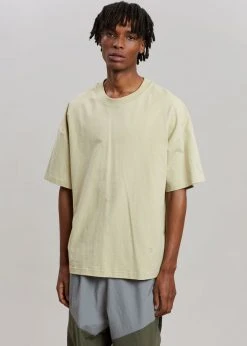 The Frankie Shop Men Tony Boxy T-Shirt - Mastic