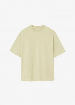 The Frankie Shop Men Tony Boxy T-Shirt - Mastic