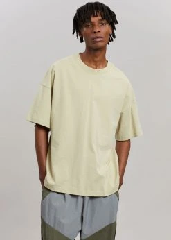 The Frankie Shop Men Tony Boxy T-Shirt - Mastic