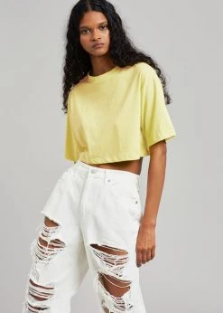 Doreen CLOTHING Tory Ripped Jeans - White