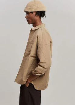 The Frankie Shop Tove Padded Shirt - Natural CLOTHING