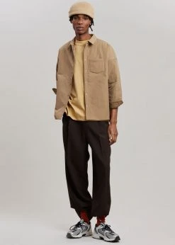 The Frankie Shop Tove Padded Shirt - Natural CLOTHING