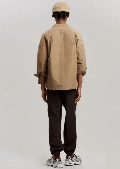 The Frankie Shop Tove Padded Shirt - Natural CLOTHING