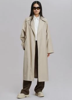 Plus Hong Tubi Trench Coat - Beige