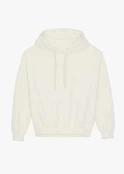 The Frankie Shop CLOTHING Vanessa Drop Shoulder Hoodie - Vanilla