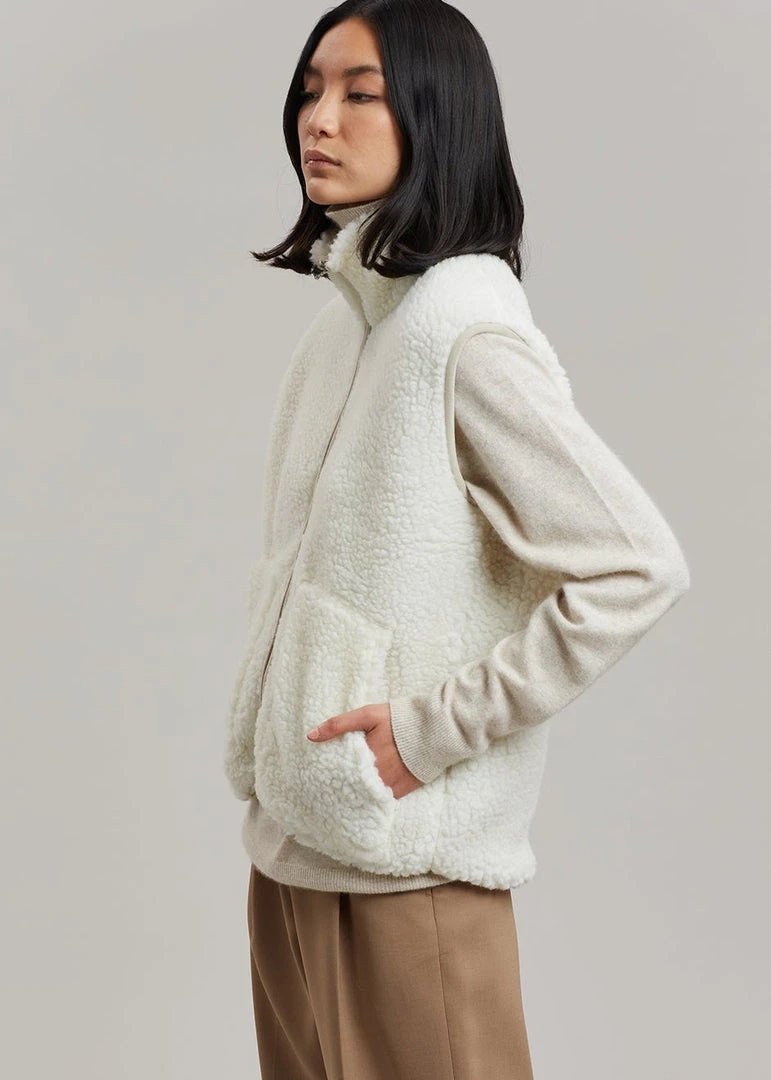 Vanessa Hong X Birgitte Herskind Heater Vest - Raw CLOTHING 2 Vanessa Hong X Birgitte Herskind Heater Vest - Raw CLOTHING