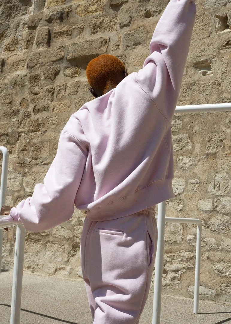 The Frankie Shop CLOTHING Vanessa Sweatshirt - Bubble Pink 11 The Frankie Shop CLOTHING Vanessa Sweatshirt - Bubble Pink