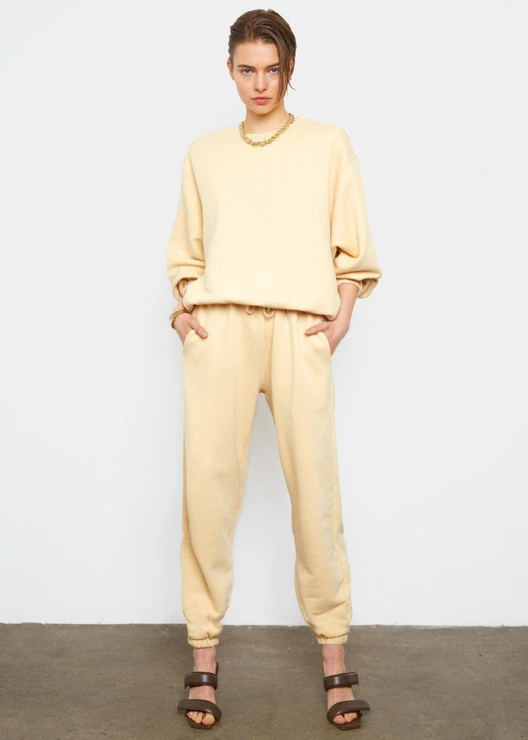 The Frankie Shop Vanessa Sweatpants - Banana 1 The Frankie Shop Vanessa Sweatpants - Banana