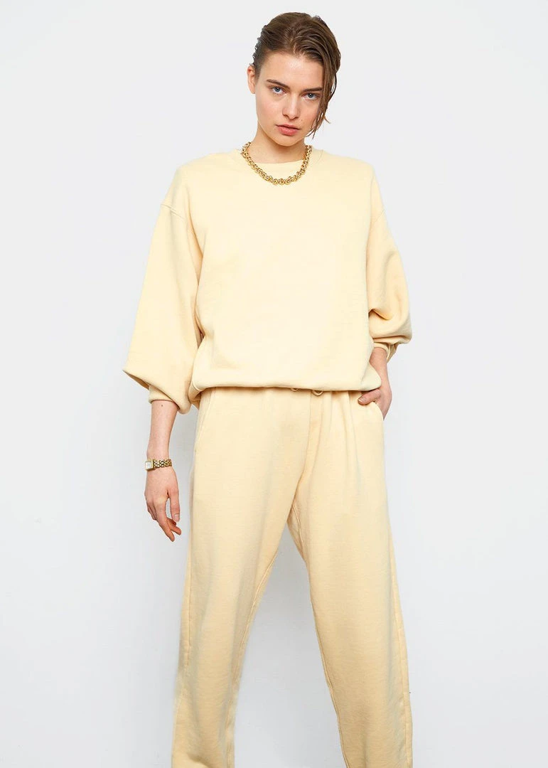 The Frankie Shop Vanessa Sweatpants - Banana 4 The Frankie Shop Vanessa Sweatpants - Banana