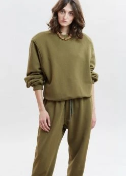 The Frankie Shop Vanessa Sweatpants - Martini Olive