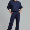 The Frankie Shop Vanessa Sweatpants - Navy CLOTHING
