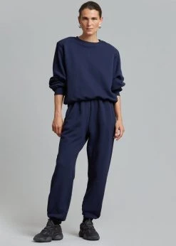 The Frankie Shop Vanessa Sweatpants - Navy CLOTHING
