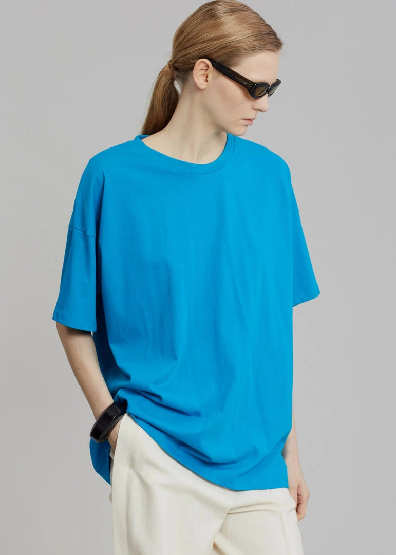 L'art Vernice Tee - Ocean CLOTHING 4 L'art Vernice Tee - Ocean CLOTHING