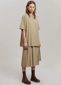 L'art Vernice Tee - Pale Khaki CLOTHING