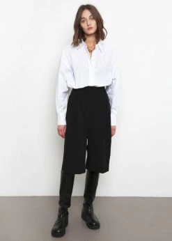 The Frankie Shop Lakely Oversized Button Down Shirt - White CLOTHING