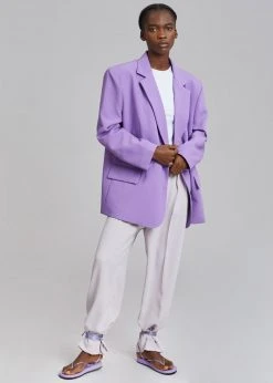 The Frankie Shop Winslow Blazer - Violet CLOTHING