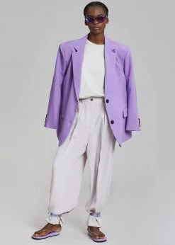The Frankie Shop Winslow Blazer - Violet CLOTHING
